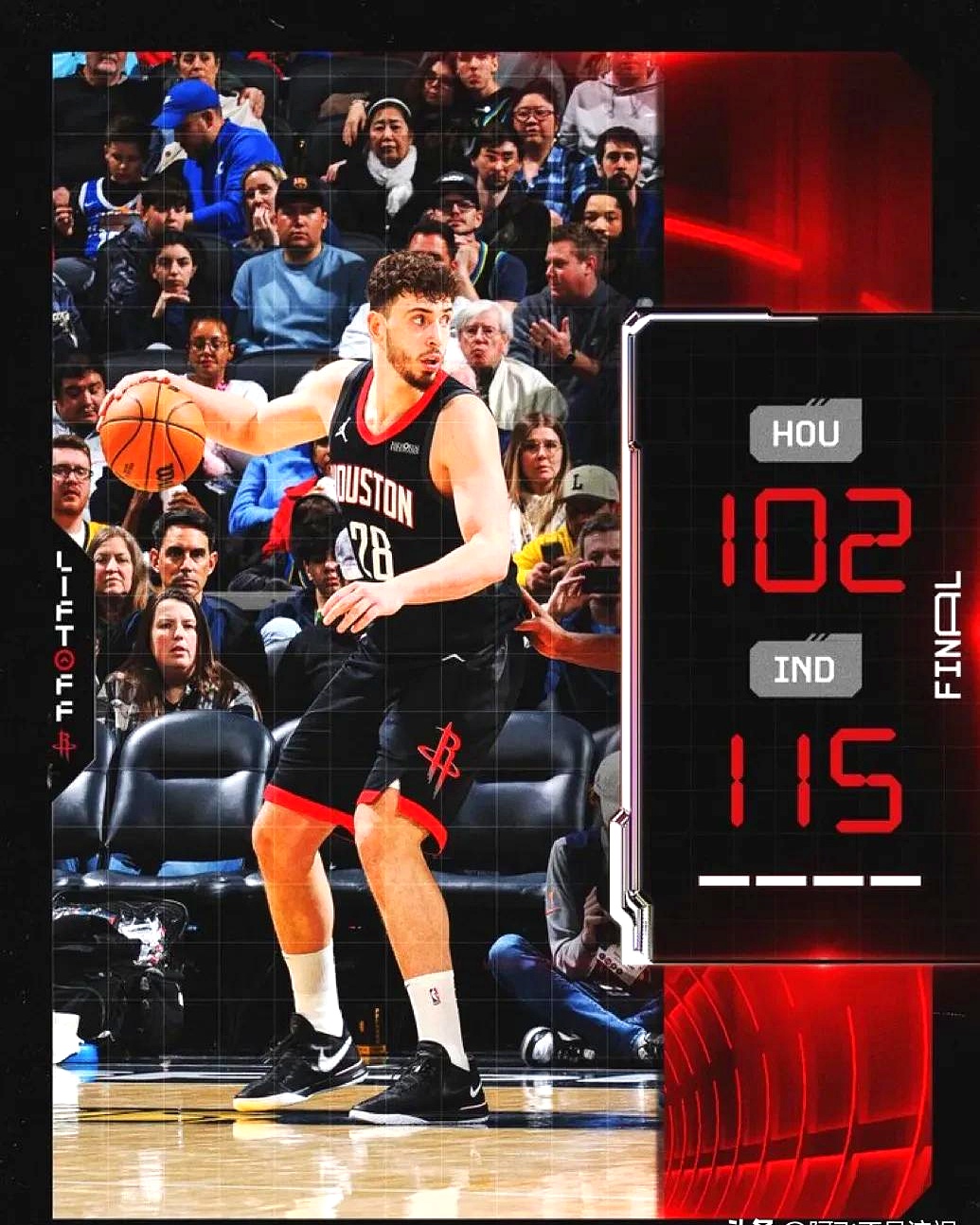 开云APP-火箭横扫步行者，西蒙斯高光表现